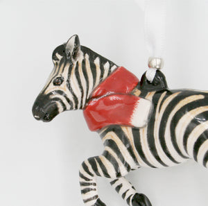 Zebra tree hanger medium