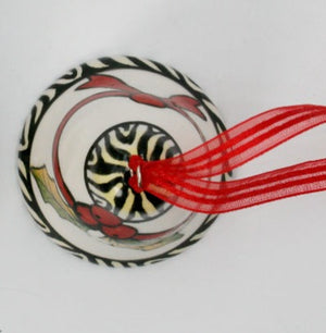 Bell hanger single zebra trim