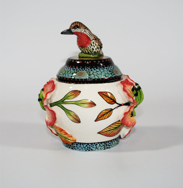 Black Bird with Blue Pattern Tea/Coffee Set