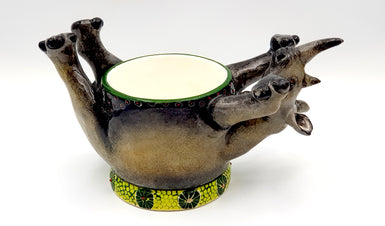 Upside Down Rhino Ring Bowl