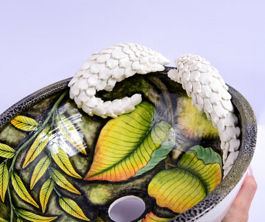 Pangolins and Plants wash hand basin