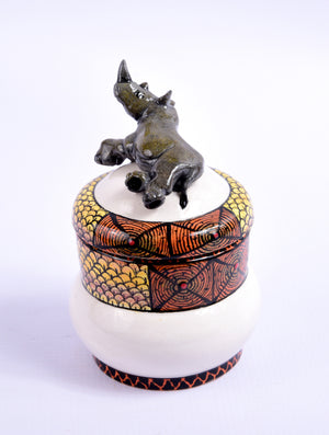 Rhino jewellery box