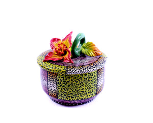 Flower jewellery box