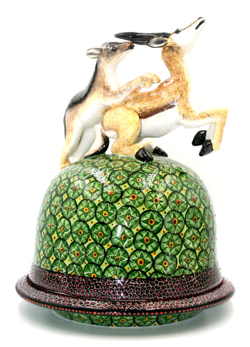 Antelope Butter Dish
