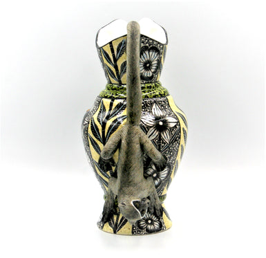 Monkey handle decorative jug