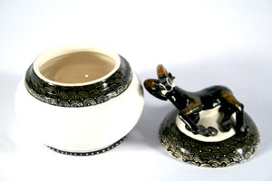 Sable Antelope domed lid jewellery box