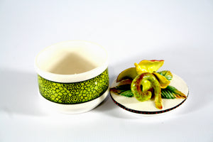 Pink flower jewellery box