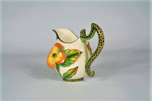 Leopard print on handle & lip Jug