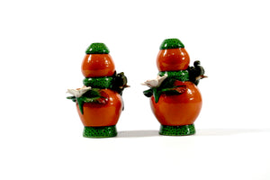 Elephant and white flower salt and pepper set