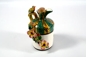 Bird and flowers vinegar  jug