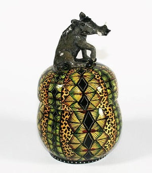 Sitting warthog jam pot