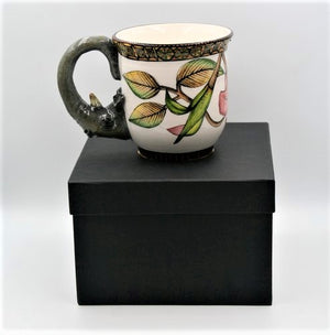 Rhino & flower mug