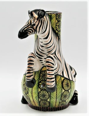 Small Zebra vase