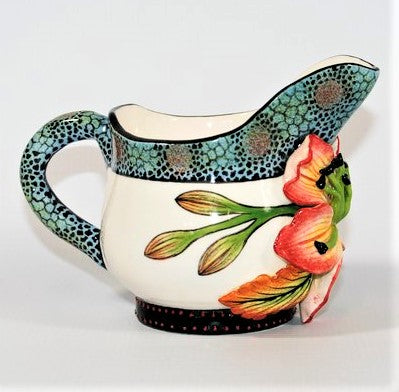 Black Bird with Blue Pattern Tea/Coffee Set