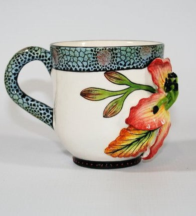 Black Bird with Blue Pattern Tea/Coffee Set