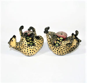 Upside down Hyena Salt & Pepper Set