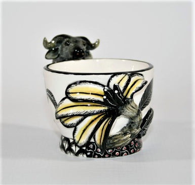 Small Buffalo handle mug