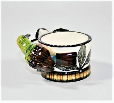 Sunbird & flower egg cup