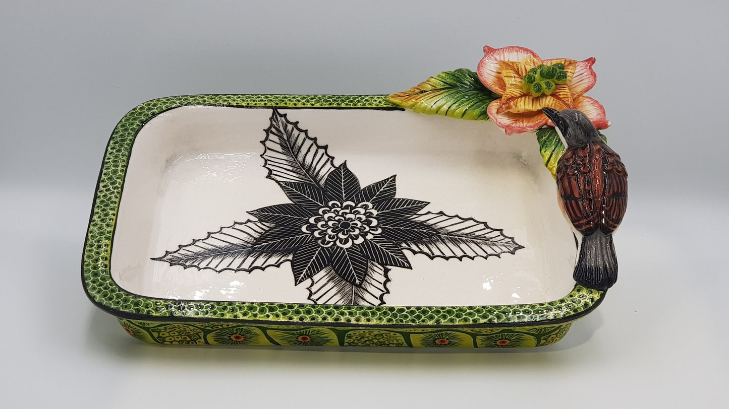 Dandelion rectangular bowl