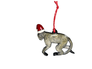 Monkey with hat tree hanger medium