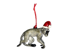 Monkey with hat tree hanger medium