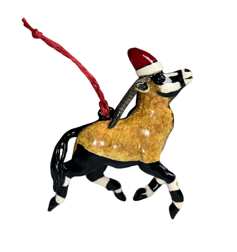 Gemsbok with hat tree hanger medium