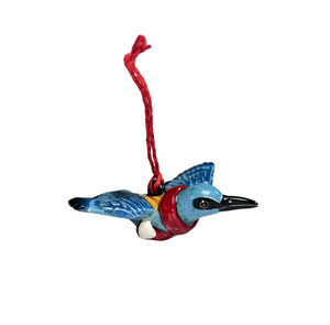 Alcedo with Scarf tree hanger medium