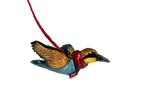 Bee-eater with scarf tree hanger medium