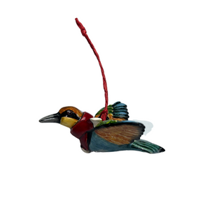 Bee-eater with scarf tree hanger medium