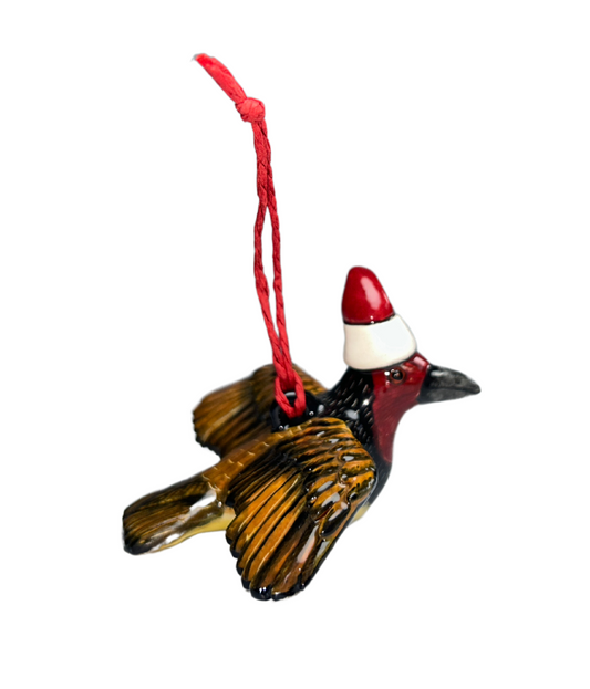 Red-Headed Woodpecker with hat tree hanger medium