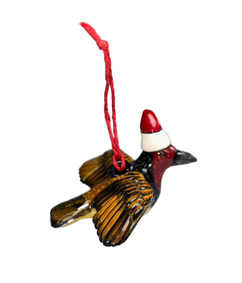 Red- Headed Woodpecker with hat tree hanger medium