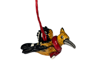 Crested barbet tree hanger medium