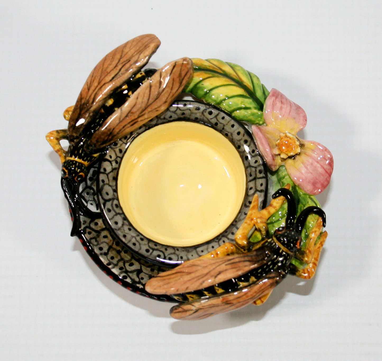 Insect & Flower Candle Holder