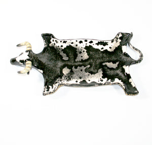 Black & White Nguni skin with Leopard print pattern