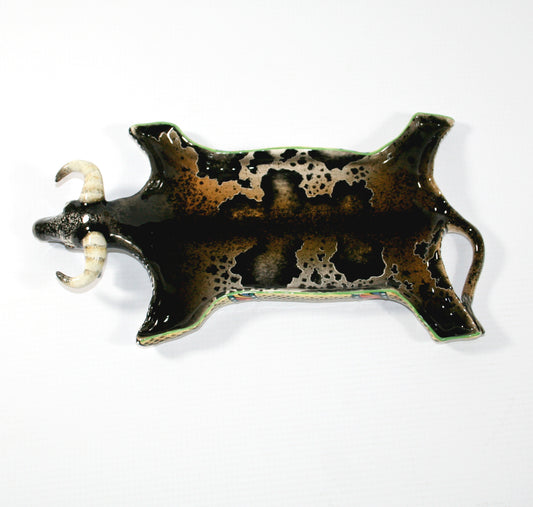 Brown Nguni skin with pattern