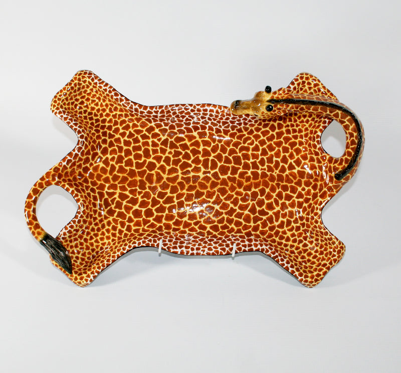 Large Giraffe Skin Platter 2