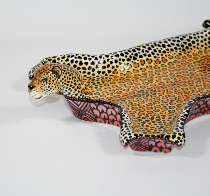 Large Leopard Skin Platter