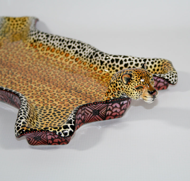 Large Leopard Skin Platter