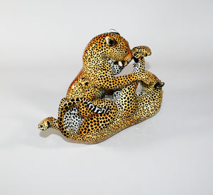 Leopards Fight