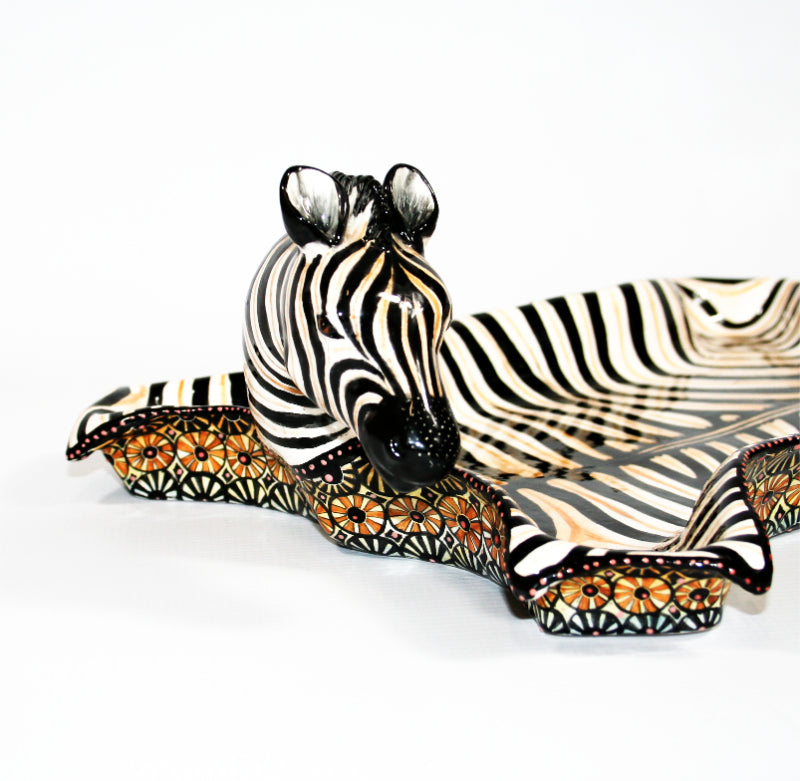 Large Zebra Skin Platter