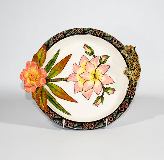 Leopard platter full body