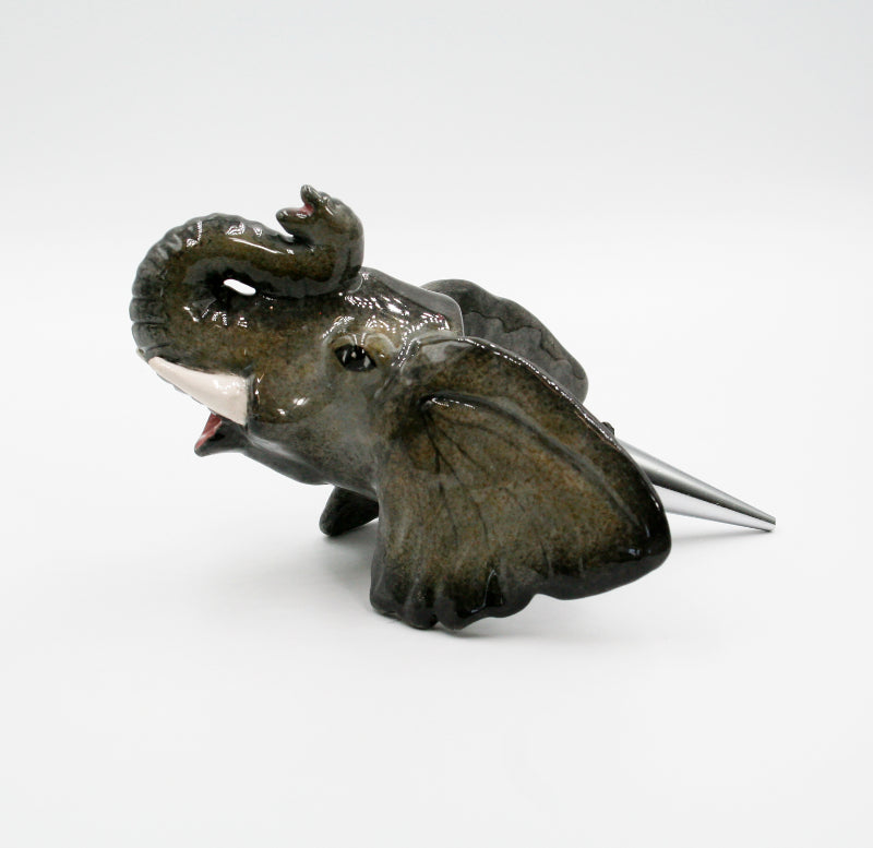 Elephant with cell like pattern wine bottle stopper