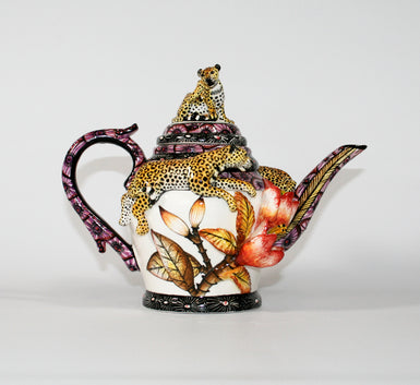 Leopards medium teapot