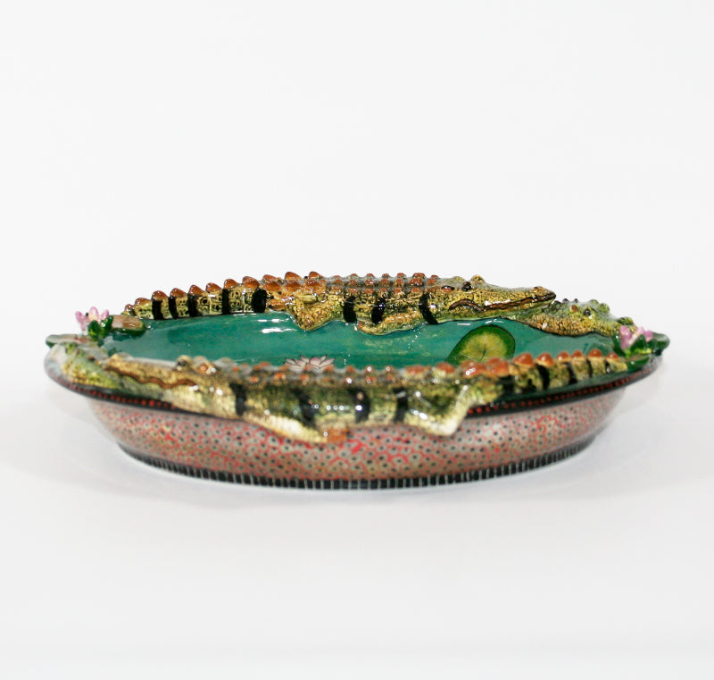 Crocodile platter