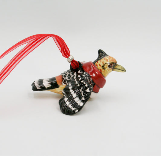 Crested barbet tree hanger medium