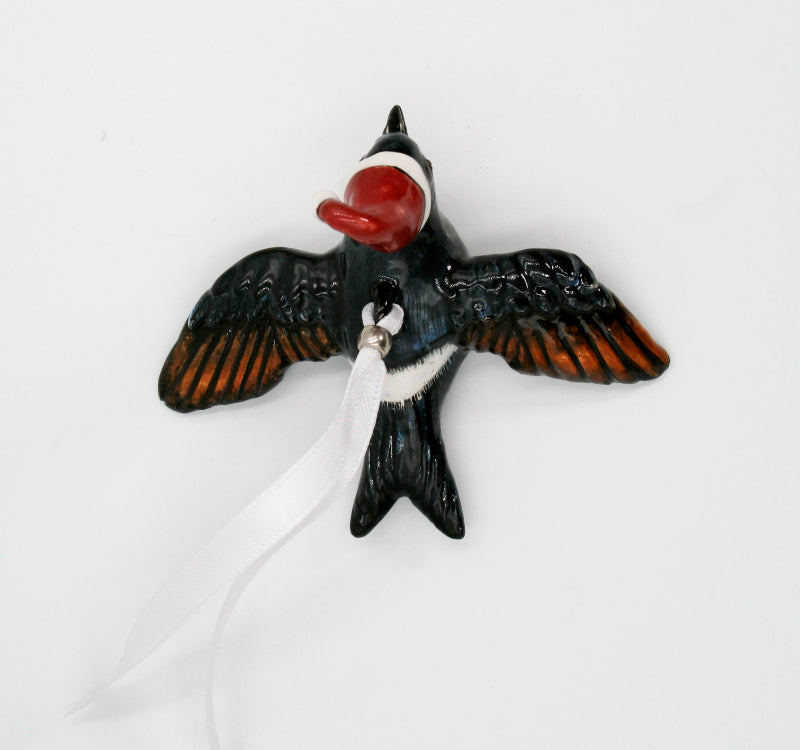 Bearded scrub robin tree hanger medium