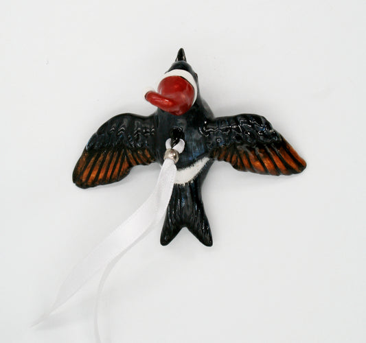 Bearded scrub robin tree hanger medium