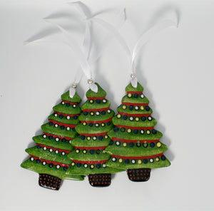 Christmas tree hanger pair