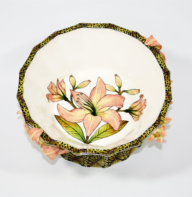 Flower Serving Bowl