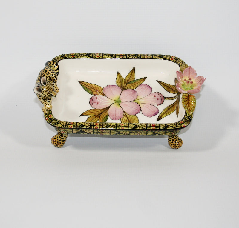 Serval rectangular platter on legs